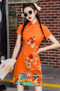 Sườn Xám Cách Tân Mai Hạ Cát 2023