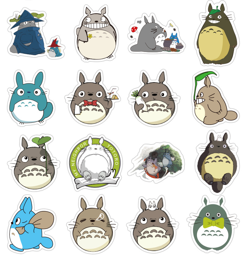 Bộ Sticker Totoro - Hàng Xóm Của Tôi Là Totoro (50 Cái)