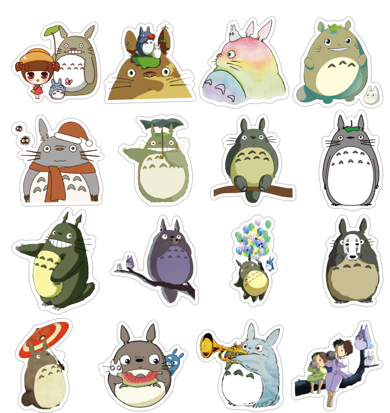 Bộ Sticker Totoro - Hàng Xóm Của Tôi Là Totoro (50 Cái)