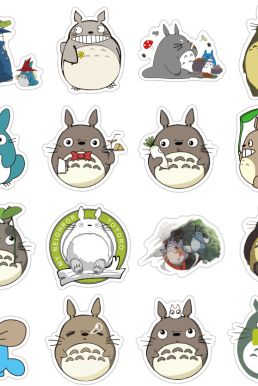 Bộ Sticker Totoro - Hàng Xóm Của Tôi Là Totoro (50 Cái)