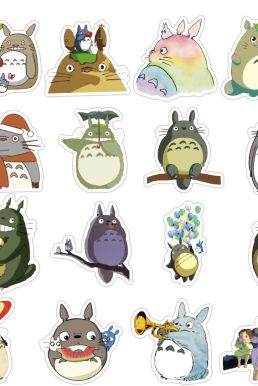 Bộ Sticker Totoro - Hàng Xóm Của Tôi Là Totoro (50 Cái)