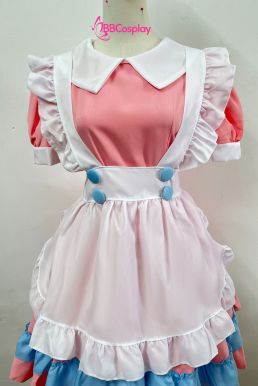 Đồ Maid Pastel Hồng Phối Xanh