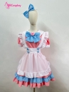 Đồ Maid Pastel Hồng Phối Xanh