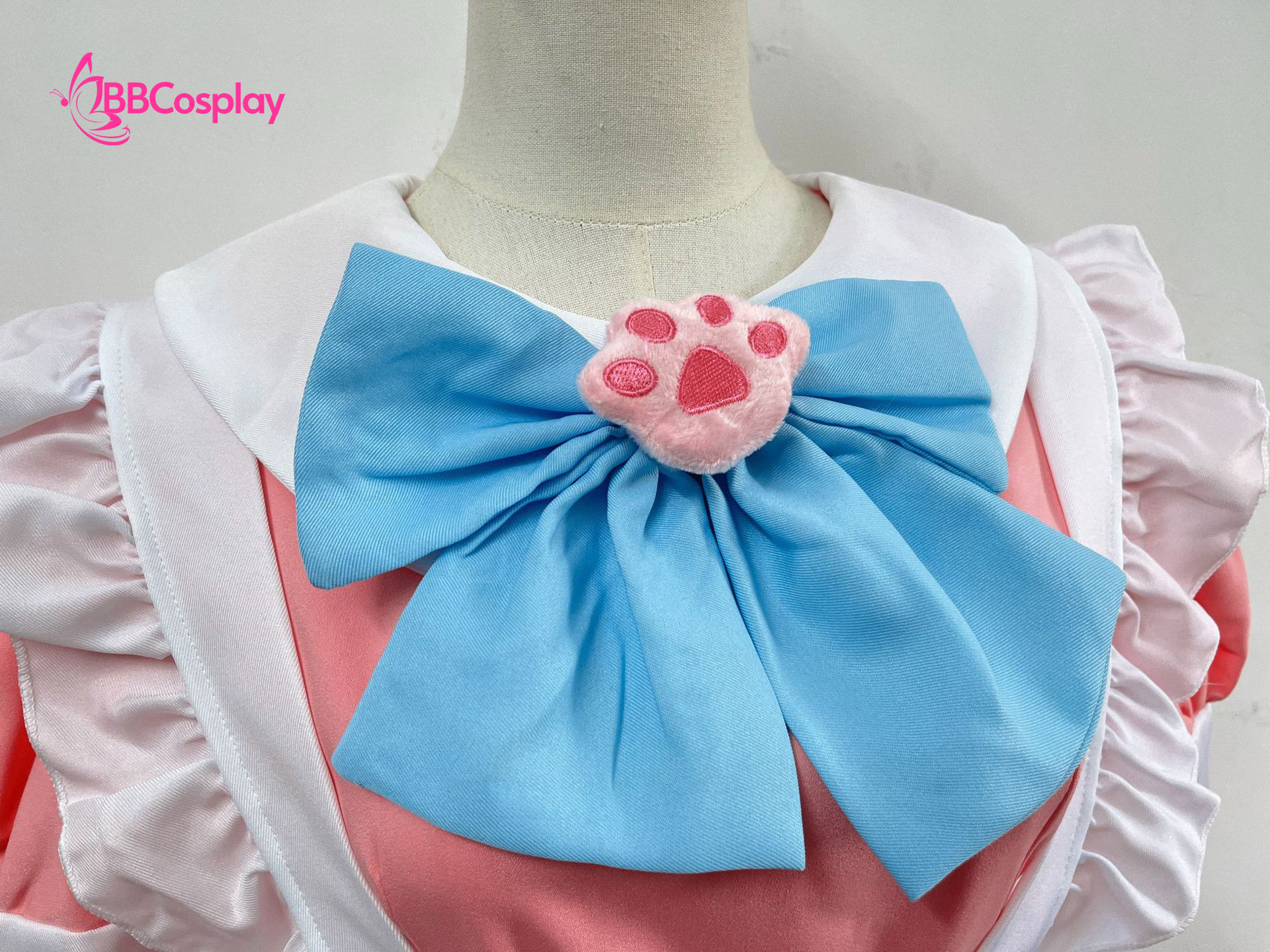 Đồ Maid Pastel Hồng Phối Xanh