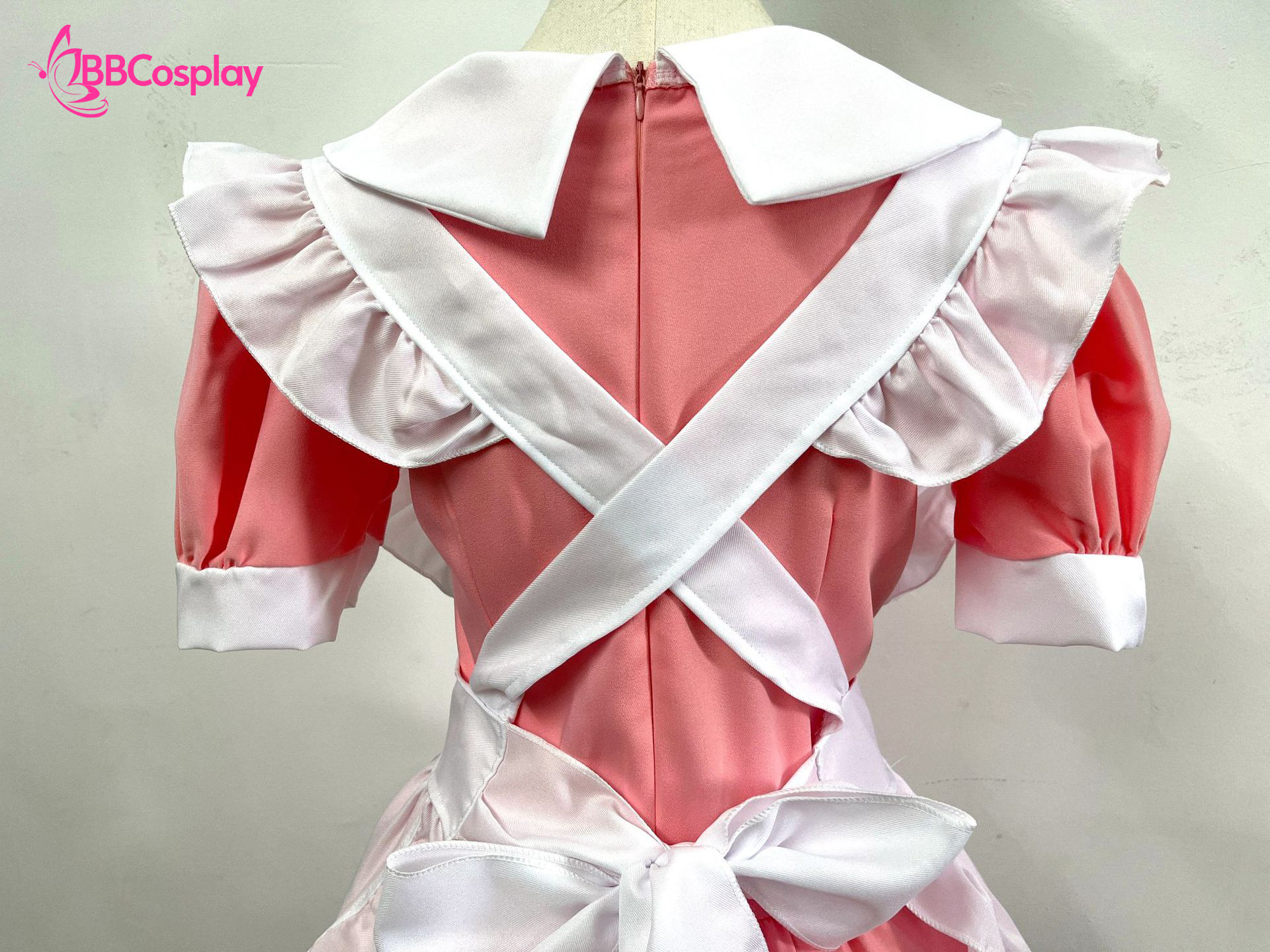 Đồ Maid Pastel Hồng Phối Xanh