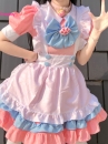 Đồ Maid Pastel Hồng Phối Xanh