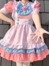 Đồ Maid Pastel Hồng Phối Xanh