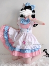 Đồ Maid Pastel Hồng Phối Xanh