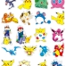 Bộ Sticker Pokemon - 38 Cái