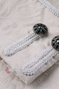 Vest Nam Châu Âu Napoleon Trắng Kem 16Th Century