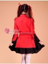 Qiloli Tay Bèo Áo Đỏ Váy Đen