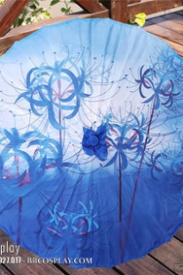 Dù Vải Cổ Trang Xanh Bỉ Ngạn