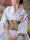 Áo Yukata Xanh Sữa