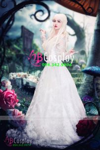 Đầm White Queen Cổ Tích