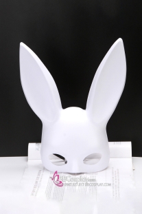 Mặt Nạ Thỏ Playboy Trắng