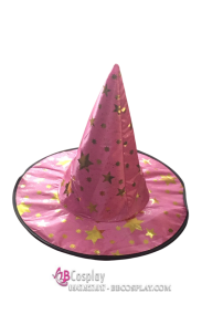 Nón Phù Thủy 2 Lớp Màu Hồng