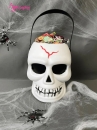 Phụ Kiện Halloween Giỏ Đầu Lâu Có Đèn