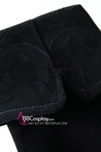 Vest Tuxedo Nhung Đen 16-18Th Century Quý Tộc Pháp