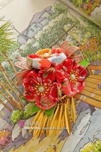 Kanzashi Kẹp Tóc Nhật Bản  - Màu Xanh Dương