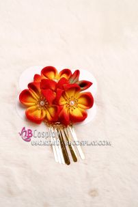 Kanzashi Kẹp Tóc Nhật Bản  - Màu Xanh Dương
