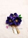 Kanzashi Kẹp Tóc Nhật Bản  - Màu Xanh Dương