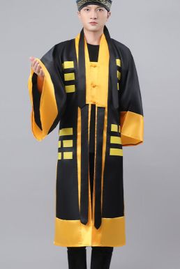 Đồ Đạo Sĩ 1 Lớp Hình Âm Dương - Màu Đen