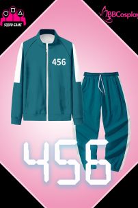 Trang Phục Người Chơi 456 Trò Chơi Con Mực - Màu Xanh Nhạt