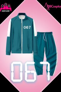 Trang Phục Người Chơi 067 Trò Chơi Con Mực - Màu Xanh Nhạt