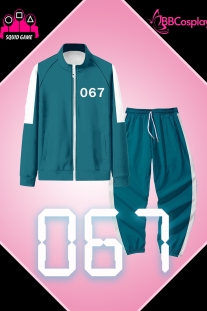 Đồ Người Chơi 067 Trò Chơi Con Mực - Màu Xanh Nhạt