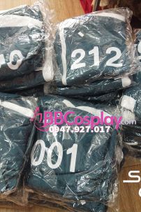 Trang Phục Người Chơi 218 Trò Chơi Con Mực - Màu Xanh Nhạt