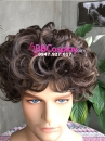 Tóc Giả Bà Cô Hàn Quốc- Nâu Xoăn