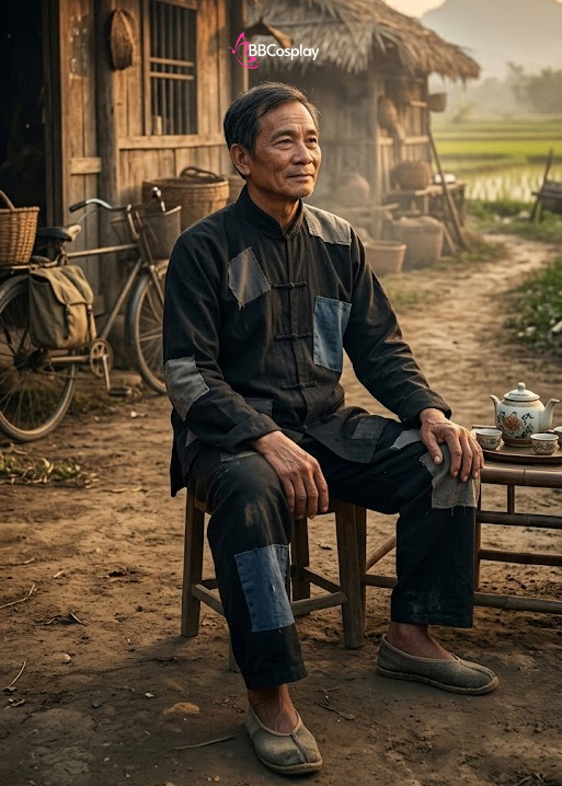 Đồ Ông Bà Lão Nhà Nghèo - Đồ Ăn Mày Màu Đen