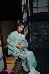 Kimono Xanh Mint Misaki - Quỳnh Hoa