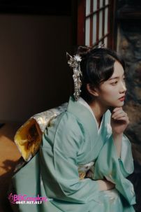 Kimono Xanh Mint Misaki - Quỳnh Hoa