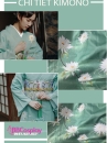 Kimono Xanh Mint Misaki - Quỳnh Hoa