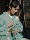 Kimono Xanh Mint Misaki - Quỳnh Hoa