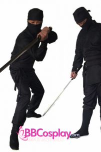 Đồ Ninja Đen Hoá Trang Hung Thủ Trang Phục Thích Khách Sát Thủ Bịt Mặt