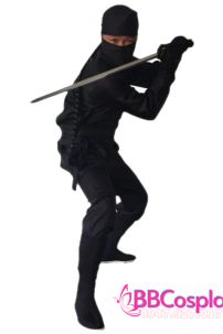 Đồ Ninja Đen Hoá Trang Hung Thủ Trang Phục Thích Khách Sát Thủ Bịt Mặt