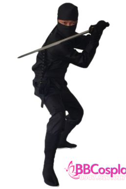 Trang Phục Ninja Đen Hoá Trang Hung Thủ Đồ Thích Khách Sát Thủ Bịt Mặt