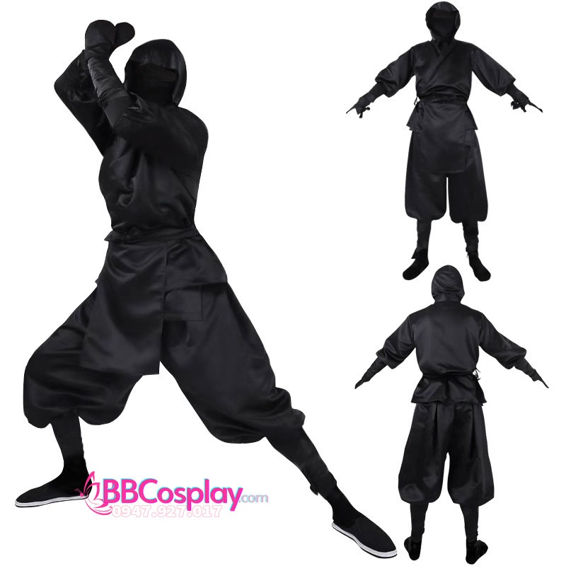 Mẫu trang phục Ninja người lớn cho thuê tại BBCOSPLAY TPHCM