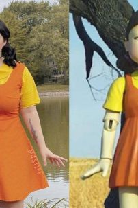 Trang Phục Búp Bê Khủng Lồ Younghee - Squid Game