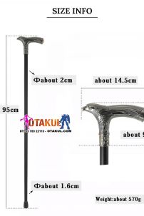 Gậy Quý Tộc Đại Bàng Sang Xịn Mịn Màu Crom Đẹp Nhức Nách