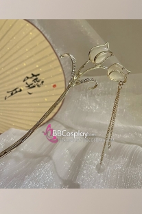 Trâm Cài Giá Rẻ - Hoa Ly Trắng