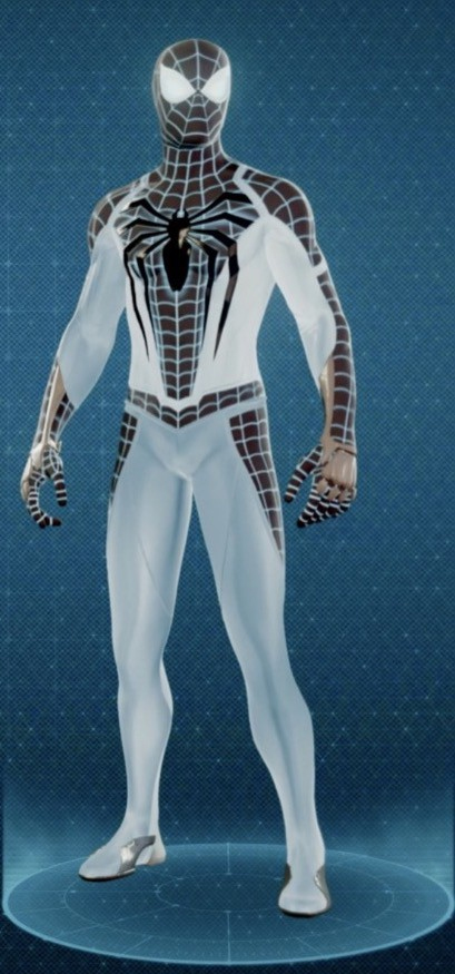 Trang Phục Người Nhện Trắng Đen - PS5 Spider-Man Negative Suit