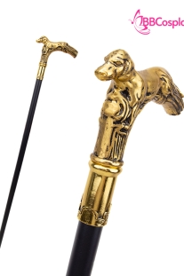 Gậy Quý Tộc Đầu Đầu Chó Màu Vàng