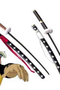 Kiếm Gỗ Kikoku Quỷ Kiếm Của Trafalgar Law - One Piece (Chó Đốm) Dài 1M