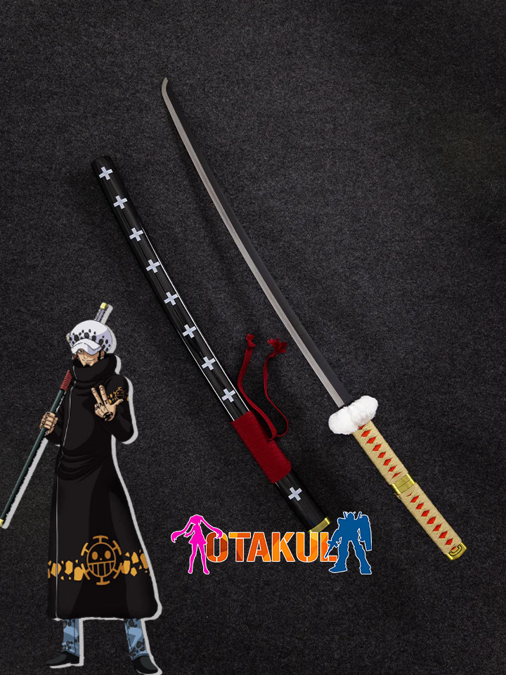 Kiếm Gỗ Kikoku Quỷ Kiếm Của Trafalgar Law - One Piece (Chó Đốm) Dài 1M