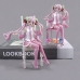 Mô Hình Nhân Vật Hatsune Miku Ngồi Ghế Hồng Vuốt Tóc Xinh Đẹp - Mô Hình Không Hộp