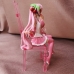 Mô Hình Nhân Vật Hatsune Miku Ngồi Ghế Hồng Vuốt Tóc Xinh Đẹp - Mô Hình Không Hộp