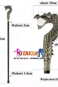 Gậy Quý Tộc Rồng Chiến Ngậm Ngọc Thần - Đầu Không Máu Lửa Đời Không Nể